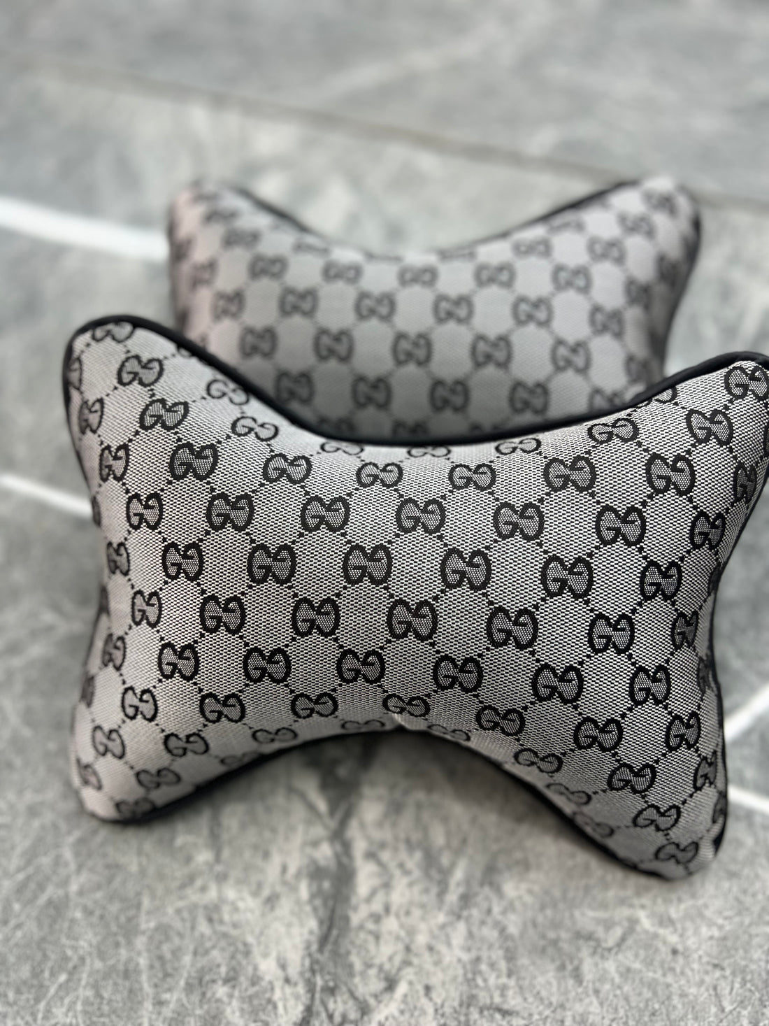 Car Neck Pillows “GG” PAIR